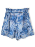 Womens Summer Shorts High Waisted Flowy Tie Knot Loose Casual Short