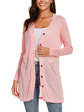 Spicy Sandia Women's Lightweight Sheer Summer Cardigans with Pockets Open Front Long Sleeve Dusters