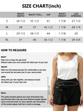 Women's Summer Linen Ruffle Shorts High Waisted Boho Floral Casual