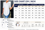 Womens Lapel Collar Button Down Short Sleeve Side Split Tunic Length Elegant Daily Office Wear Shirt