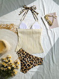 Women's Two Piece Bikini Set with Adjustable Straps Bathing Suit