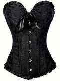 Trending Internet-Famous Corset Chest-Supporting Tummy-Contracting Shapewear Bone Corset with Back Lacing Palace-Style Corset
