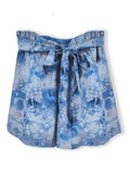 Womens Summer Shorts High Waisted Flowy Tie Knot Loose Casual Short