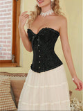 Trending Internet-Famous Corset Chest-Supporting Tummy-Contracting Shapewear Bone Corset with Back Lacing Palace-Style Corset