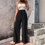Women Casual Loose Fit Pants - High Waist Wide Leg Trousers Collection