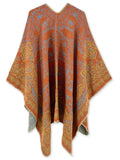 Beautiful Nomad Poncho de Punto Acanalado para Mujer, Manga murciélago, suéter Oversize