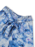 Womens Summer Shorts High Waisted Flowy Tie Knot Loose Casual Short
