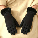 Women's Outdoor Warm Gloves for Autumn And Winter Thickened Warm with Touch Screen Function Suitable for Casual Wear