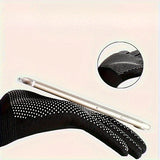 5 Pairs Heavy-Duty Nylon Gloves Lightweight Grip Texture Suitable for Riding Fishing Camping Hunting Elastic Closure