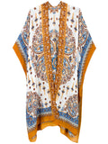 Boho Print Kimono Beach Cover Up