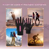 Autumn and winter Women's outdoor warm gloves cold-proof thickened warm with touch screen function suitable for winter