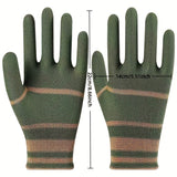 10pcs Heavy-Duty Multi-Purpose Nylon Gloves Elastic Wrist Closure One-Size-Fits-Most for Outdoor Activities