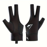 Professional Billiard Gloves, Lightweight, High Elasticity, Breathable Snooker Billiard Fingerless Anti-Slip Gloves