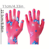 12pcs Women's Nylon Gloves Cleaning Gloves Suitable for Riding Fishing Wild Fishing Camping And Outdoor Activities