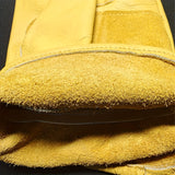 1 Pair Premium Cowhide Leather Gloves, Comfortable Daily Multipurpose Excellent Gloves. Full-Finger Outdoor Gloves