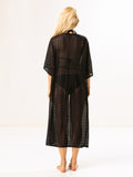 Moss Rose Lace Duster Cover Up