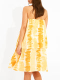 Sierra Tie-Dye Ruffled Dress