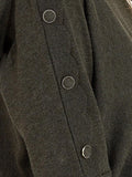 Button Detail Boat Neck Sweater - Shopmossrose