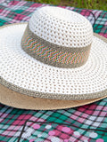 Moss Rose Multi Weave Straw Hat