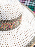 Moss Rose Multi Weave Straw Hat