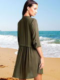 Olive Women's Beach Cover-Up