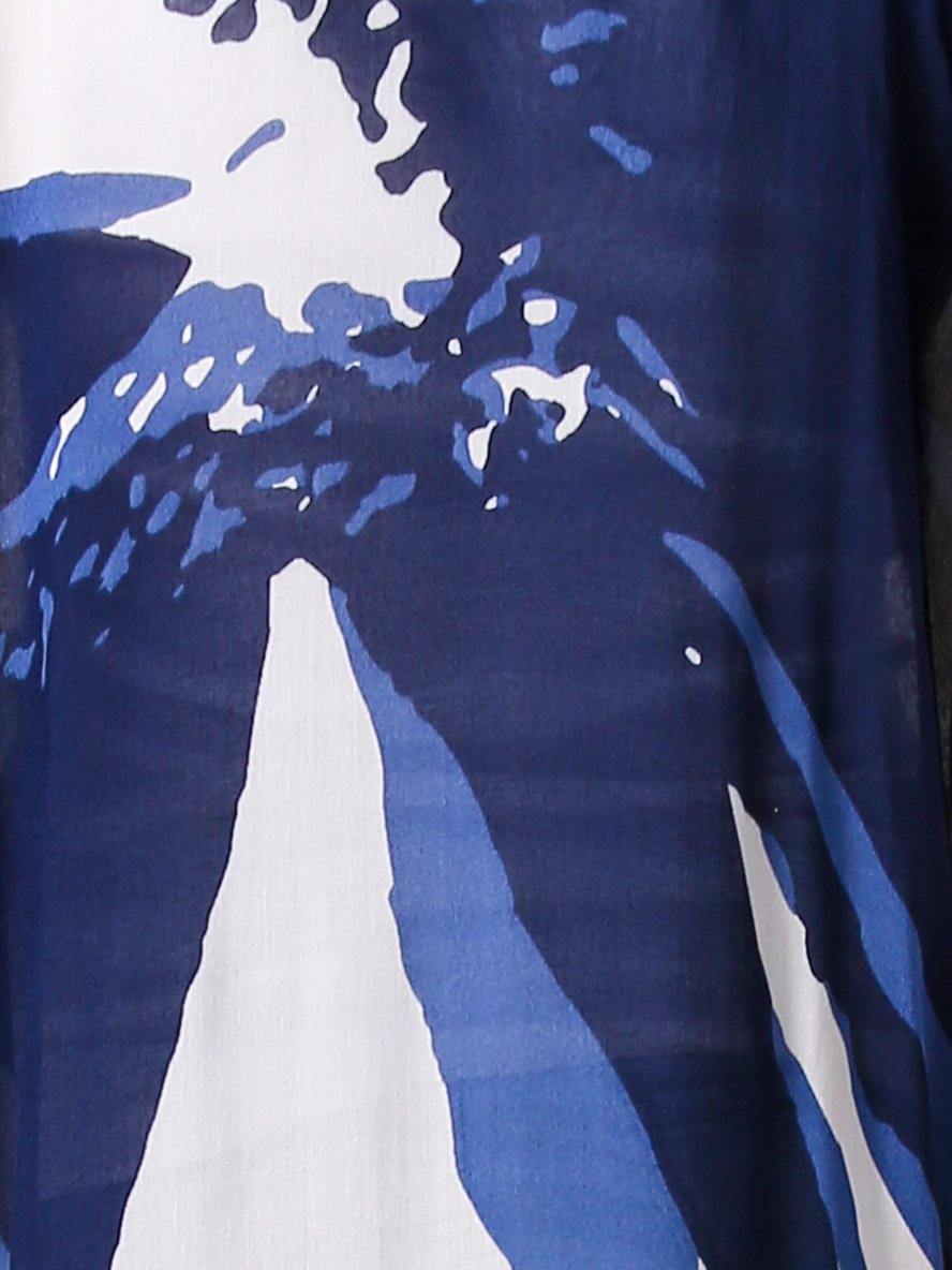 Blue Boho Print Kimono - Shopmossrose