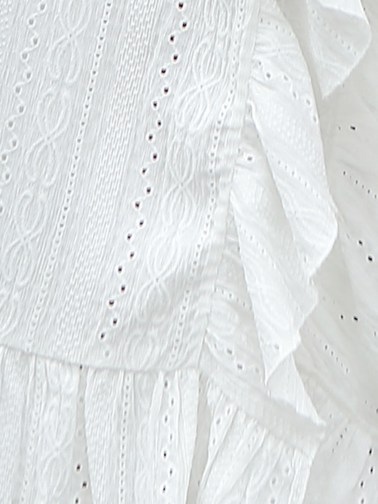 White Kimono Cover Up Wrap Sarong