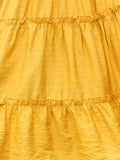 Breezy Tie Shoulder Dress Yellow - Shopmossrose