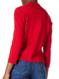 Women's Cropped Cardigan Sweater Knitted Elegant Shrugs for Women 3/4 Sleeve