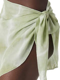 Moss Rose Rayon Beach Sarong Pareo, Short Skirt Wrap