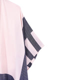 Cloud Pink Striped Kimono - Shopmossrose
