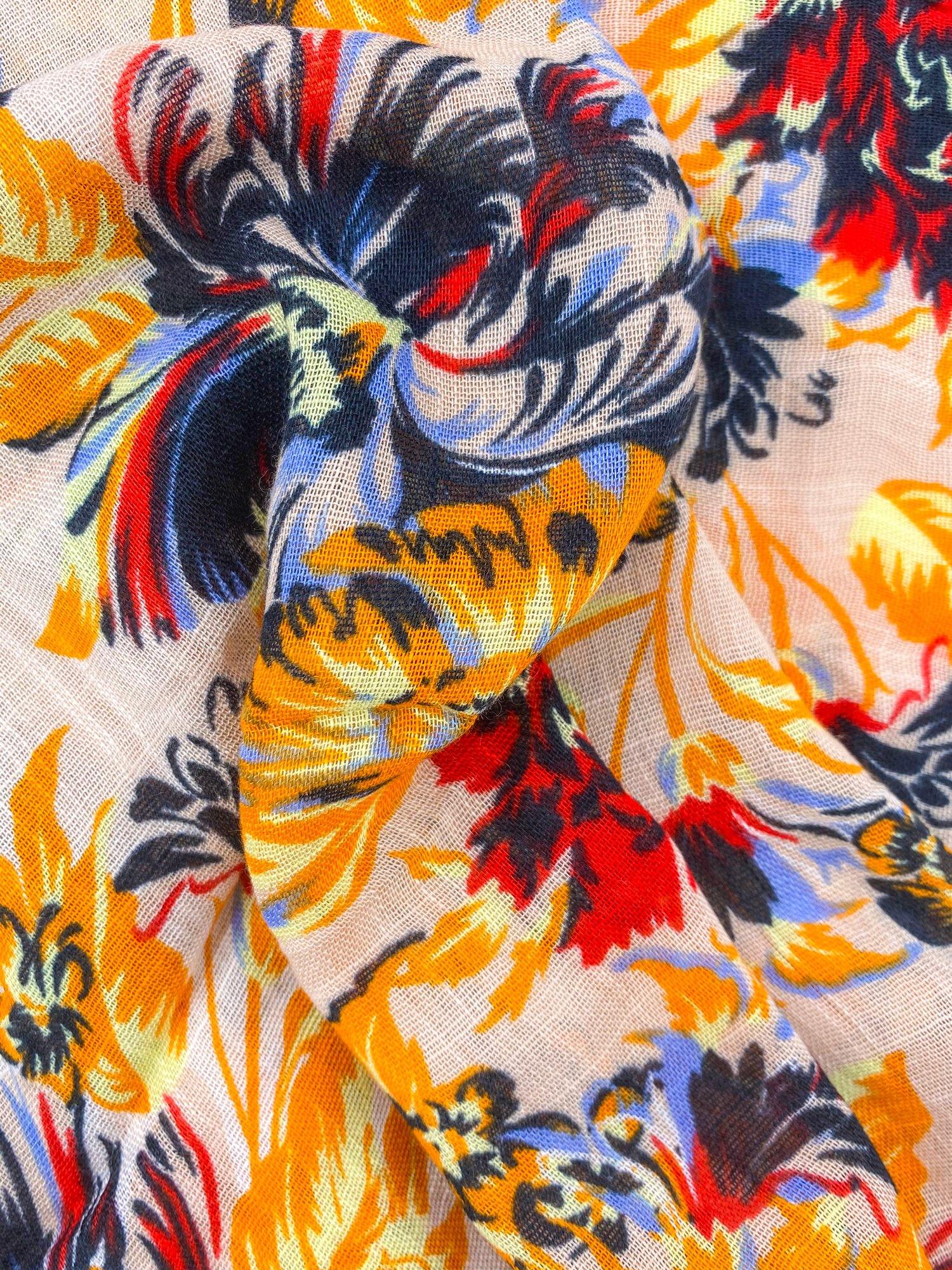 Fall Garden Print Kimono - Shopmossrose