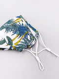 Moss Rose Summer Print Mask