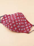 Moss Rose Paisley Print Mask