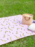 Moss Rose Picnic Blanket Bananas 