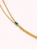 Moss Rose Mixed Chain Necklace