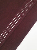 Studded Detail Fringe Knit Wrap - Shopmossrose
