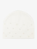 Jersey Knit Beanie With Pearls - Shopmossrose