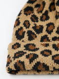 Leopard Pompom Beanie