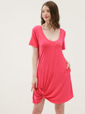 Knotted Casual Dress