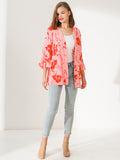 Pink Flora Duster