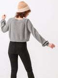 Waythefree Cable Knit Cropped Sweater