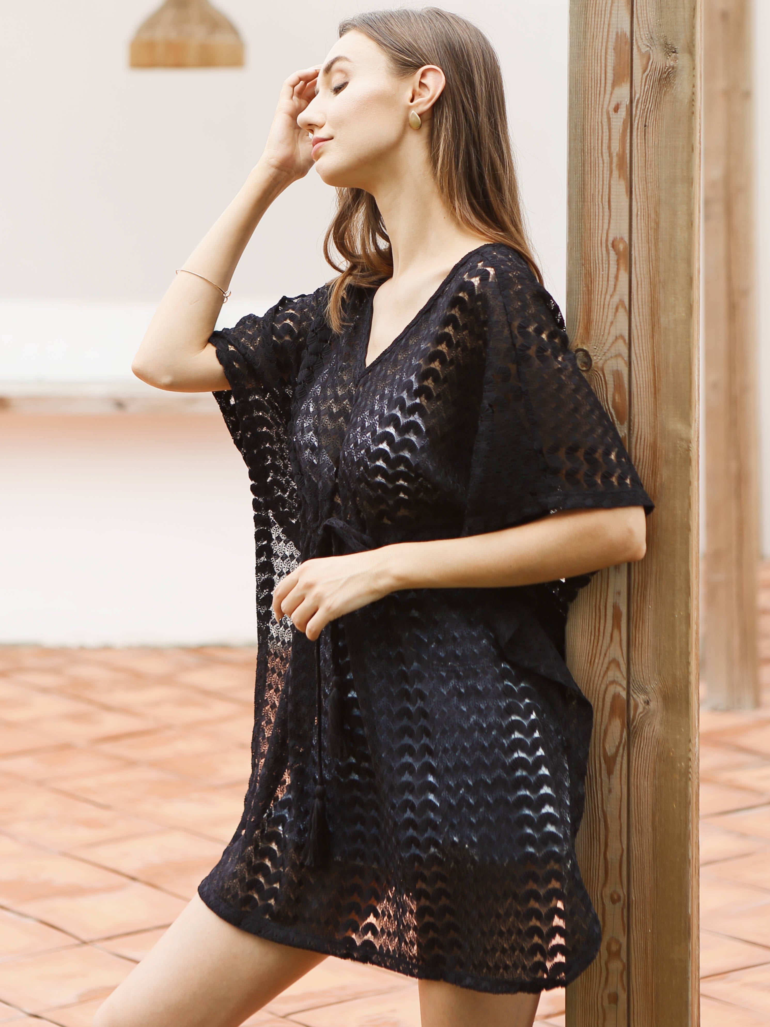 Lace Tunic Swim Cover Up